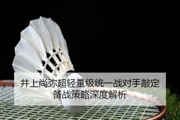 井上尚弥超轻量级统一战对手敲定 备战策略深度解析
